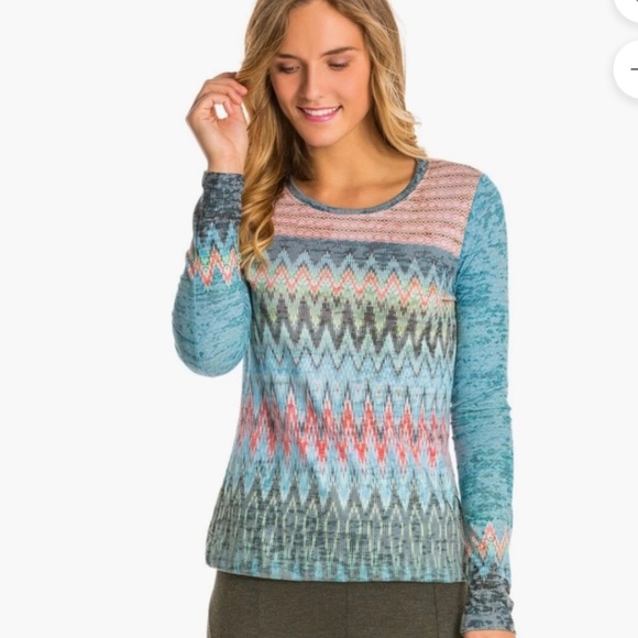 Prana Tops - Prana | Women’s Lottie Long Sleeve Burnout Tee XL